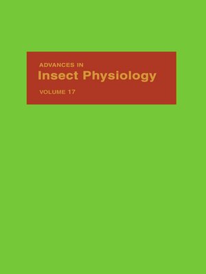 cover image of Advances in Insect Physiology